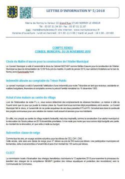 Lettre D’info N° 5