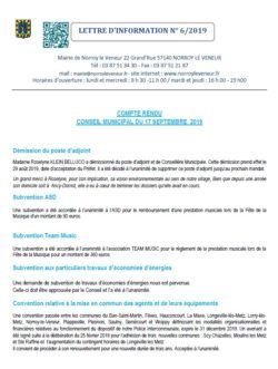Lettre D’info N° 6