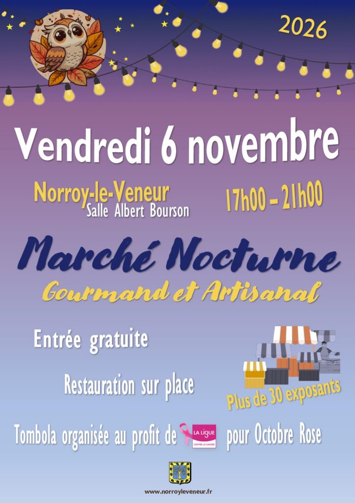 thumbnail of AFFICHE MARCHÉ NOCTURNE